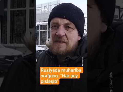 Rusiyada müharibə sorğusu: 