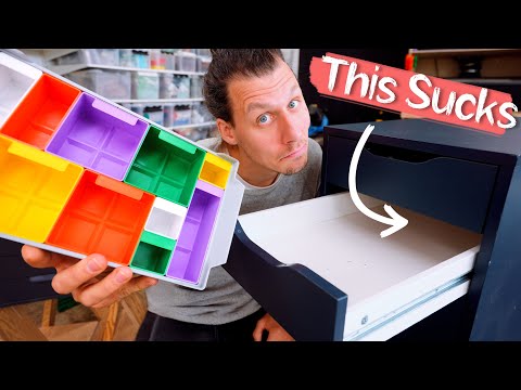 3D Printed IKEA Alex Organizer System