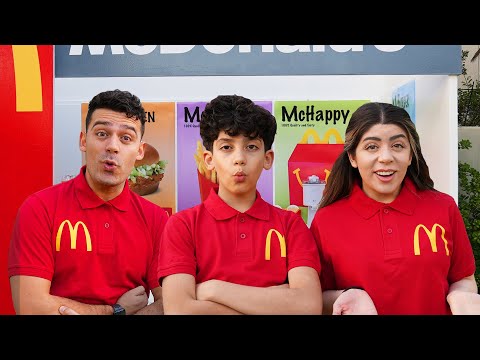 Jason and Alex Visit McDonalds at Home Story