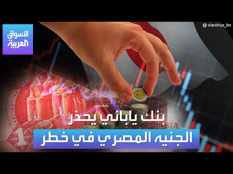 الاسواق العربية | بنك ياباني يحذر.. الجنيه المصري في خطر
