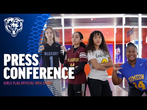Girls Flag becomes an official IHSA sport | Chicago Bears video clip