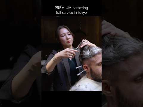 ๐(ASMR) Razor Sharp, Gentle Hands: Cute Japanese Female Barber Does PREMIUM Full Barbering Service