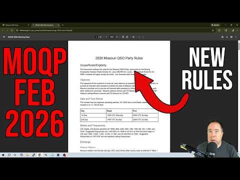 Missouri QSO Party February 2026 Update