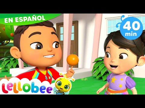 Arboles con frutas 🍓🍊 🍎 Caricaturas - Canciones Infantiles 🎵 | Lellobee