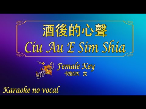 酒後的心聲 【卡拉OK (女)】[Hokkien]《KTV KARAOKE》 – Ciu Au E Sim Shia (Female)