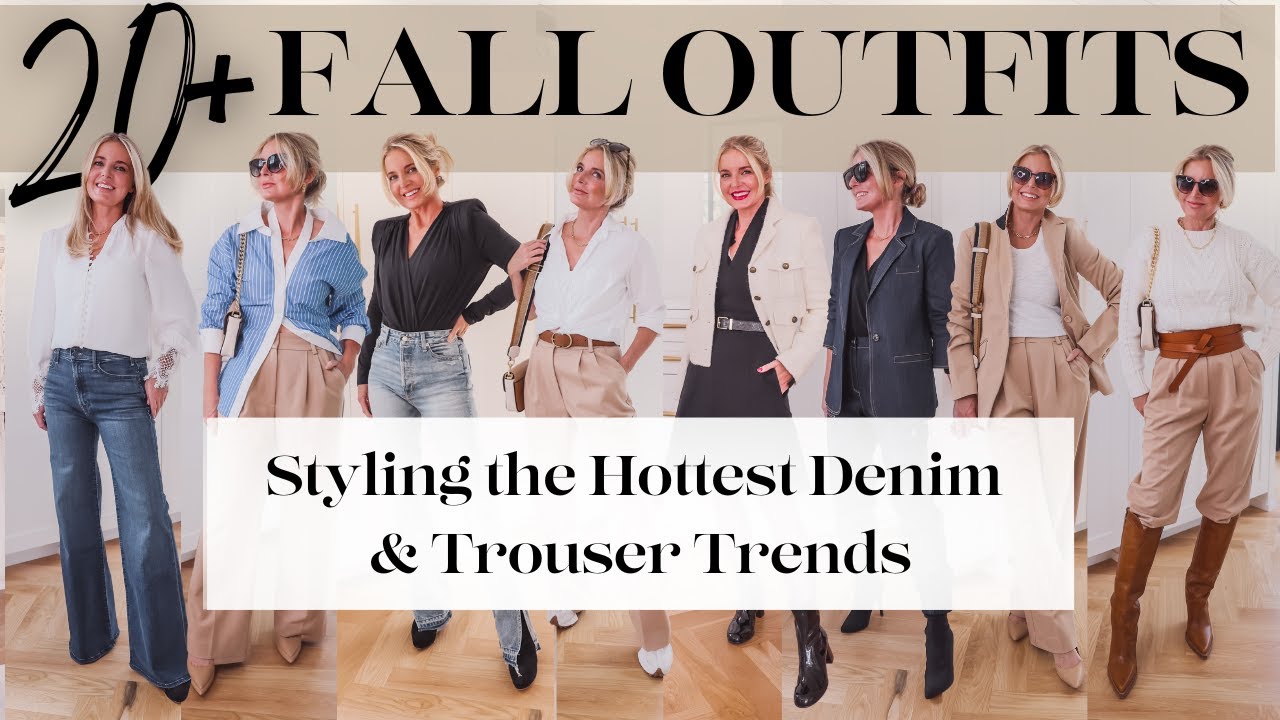 20 Fashionable Fall Outfits You’ll Want To Wear All Season Long (Denim Trends, Trousers, & MORE!)