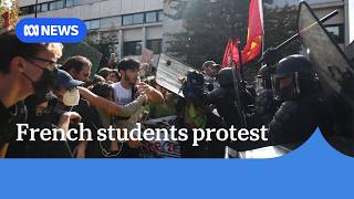 YouTube video thumbnail:  Students Riot Across France Over Dilapidated Schools and Staff Shortages