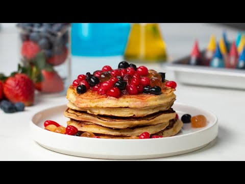 Futuristic Pancakes With Edible Syrup Capsules ? Tasty Recipes