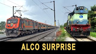ALCO Surprise  + Non Aerodynamic WAP5  Amrit Bharat  & High Speed Train Videos