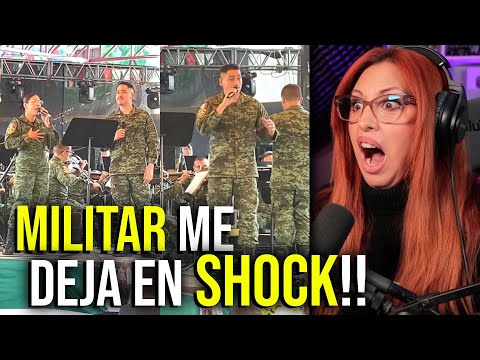 MILITAR del EJÉRCITO MEXICANO 🇲🇽 Con INCREÍBLE VOZ! |  vocal coach analiza