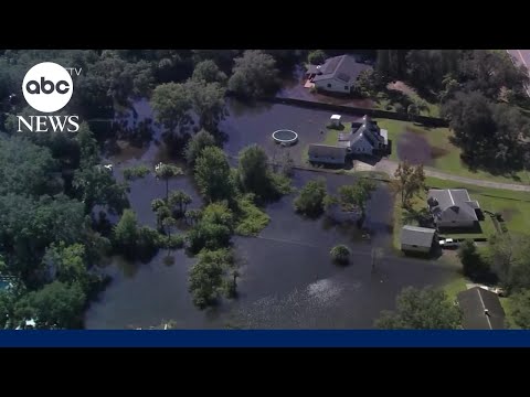 YouTube video thumbnail: Florida Homes Swamped, Cars Abandoned, Roads Washed Out After Severe Flooding