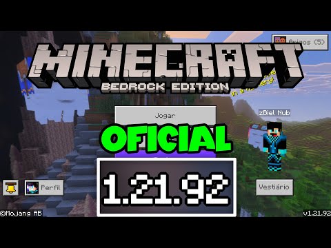 MINECRAFT PE 1.21.92 OFICIAL | NOVA ATUALIZAÇÃO COM CORREÇÕES IMPORTANTES !!