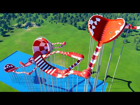 The Most Insane Water Raft Slides Ever โ Planet Coaster 2