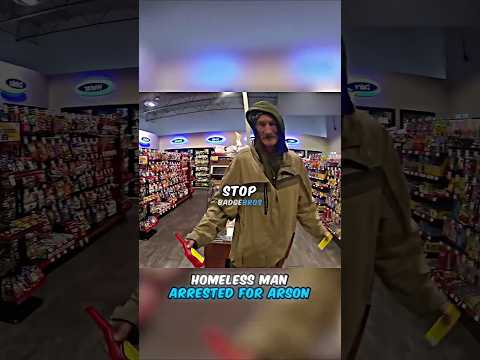 Homeless Man Arrested For Arson 😱