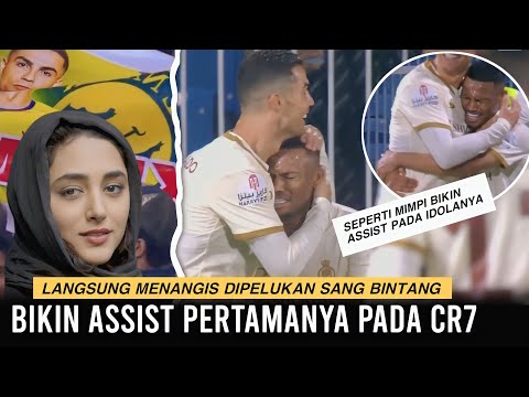 Respect ! Tangis Pecah Pemain Al Nassr Bisa Bikin Assist Pada Idolanya 😭