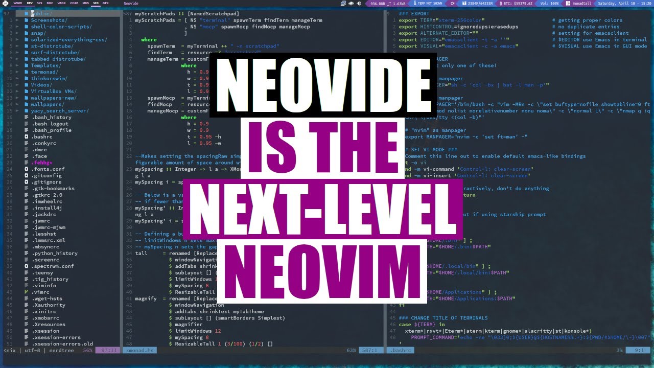Neovide Is A Graphical Neovim Client Written In Rust DistroTube