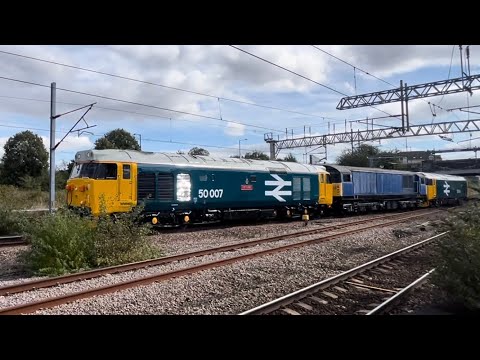 Trains At Nuneaton and Leicester 14/08/2024 ft. 2x Class 50s and 58023