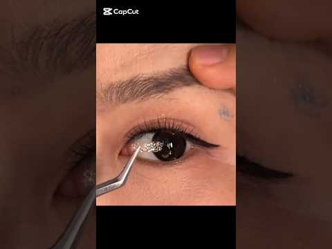 "How to Apply Invisible Double Eyelid Stickers Easily | Pro-Tested Tips!"#stickers #shorts #viral