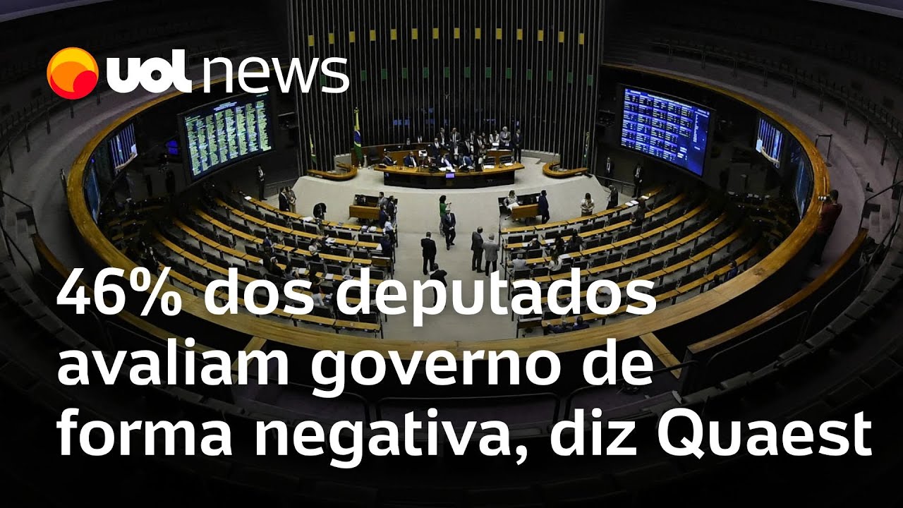 Governo Lula é avaliado de forma negativa por 46% dos deputados federais, diz pesquisa Quaest
