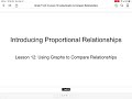Comparing Proportional Relationships and Constants