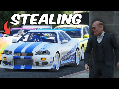 Stealing Fast and Furious Cars sa Mansion in GTA 5..