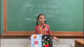 CBSE Storytelling Competition 2025| Pranali Chavda Class 6A | The Little Engineer of Shrestha Bharat