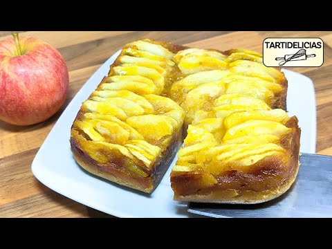 🍎 FÁCIL, RÁPIDA y BARATA 🍎 TARTA de MANZANA en MICROONDAS