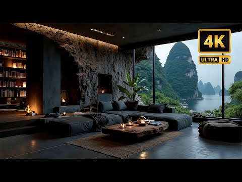 Deep Focus Cave Ambience 🌌🪨🎧 ~ Dark Chill Beats for Maximum Productivity 💻✨