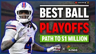 NFL DraftKings Best Ball | PLAYOFFS | 12/30 - 2025 NFL Season Ultimate Guide
