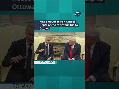 King and Queen visit Canada House ahead of historic trip to Ottowa | ITV News