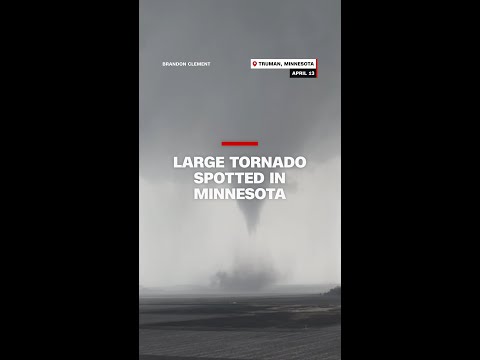 Large tornado spotted in Minnesota