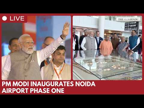 PM Modi inaugurates Phase I of Noida International Airport in Jewar, Uttar Pradesh