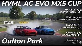 Hungarian Virtual Motorsport League | Assetto Corsa EVO | MX5 Cup | #4 Oulton Park