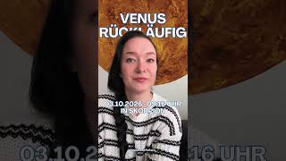 VENUS RÜCKLÄUFIG in Skorpion, 03.10.2026 · 09:16 Uhr