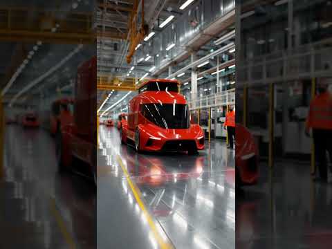 Estados Unidos sorprende con el primer camión Ferrari #EstadosUnidos #Ferrari #lujo #dinero #viral