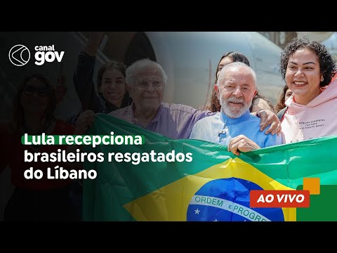 🔴 Lula recepciona brasileiros resgatados do Líbano, em Guarulhos/SP