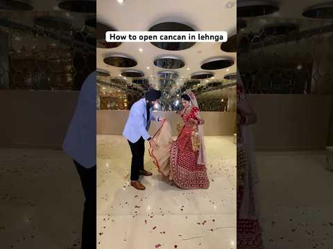 Aaj ki raat | How to open cancan in lehnga #shorts #trending
