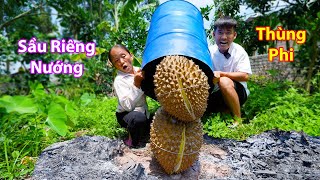 Hưng Vlog - Troll Mẹ Bà Tân Vlog Ăn Sầu Riêng Nướng Úp Thùng Phi Và Cái KẾt