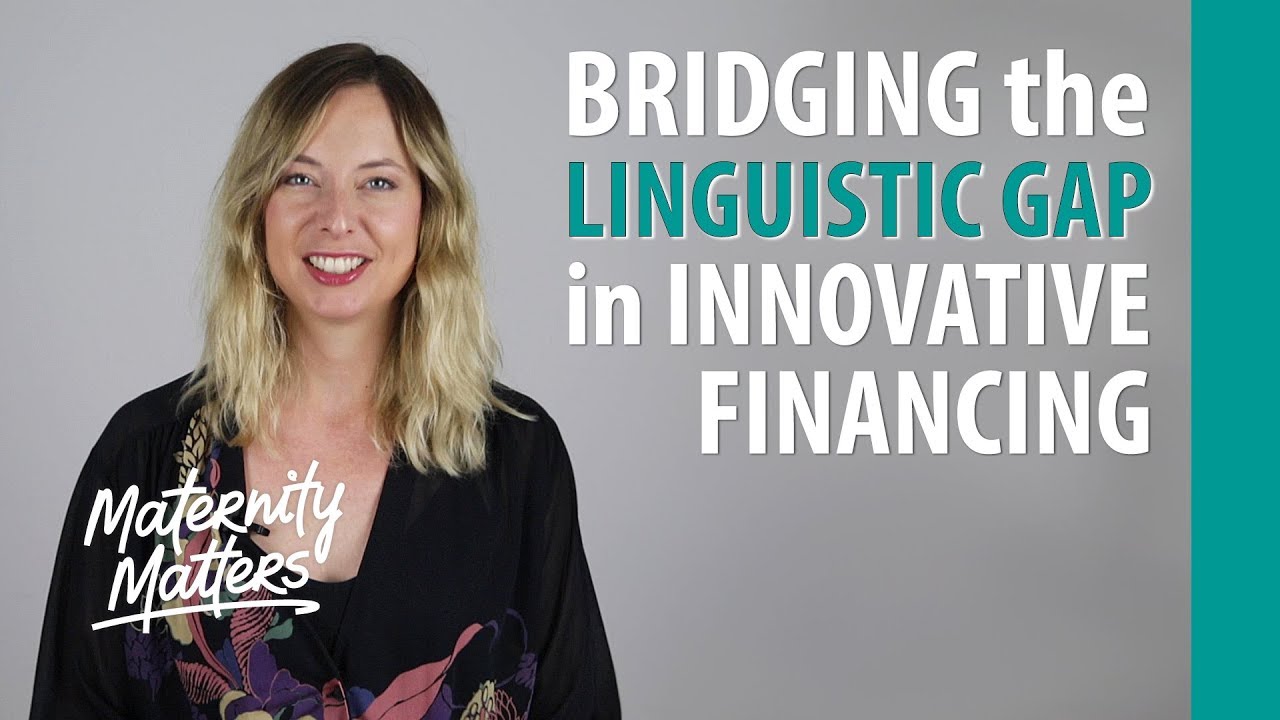 Bridging the linguistic gap in innovative financing