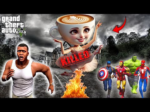 Franklin Saving Avengers From Ballerina Cappuccina horror in GTA 5 | GTAV Avengers