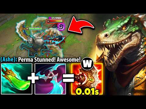 Renekton but I can literally PERMASTUN you forever... (0.01 SECOND W COOLDOWN)