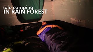 SOLO CAMP 24 HOUR IN FOREST | SLEEP WITH SOUND OF RIVER