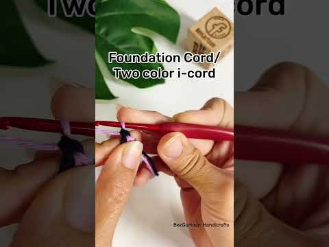 I-cord crochet #knitting #crochet #amigurumi #knittig #crochettutorial #crocheting