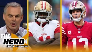 THE HERD | "49ers' Purdy 'Hurt' by Aiyuk's!" Colin on Aiyuk mentions Commanders, Steelers if Traded