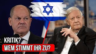Kanzler Scholz vs. Alt Kanzler Helmut Schmidt... Wem stimmt ihr zu?