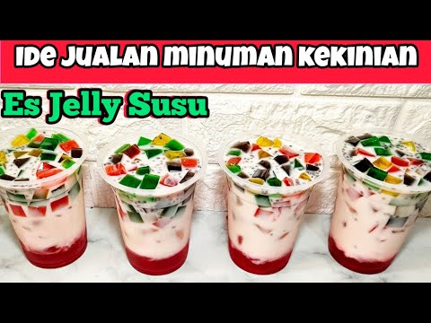 PANEN DUIT DI MUSIM KEMARAU ,TERNYATA ENAK BANGET‼️IDE JUALAN MINUMAN KEKINIAN ES JELLY SUSU