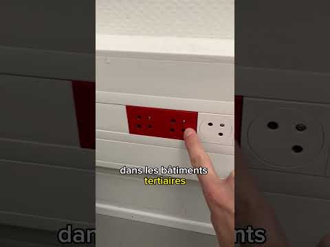 Prise de courant rouge (prise électrique à détrompage)