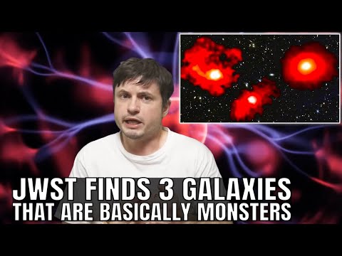 3 Red Monster Galaxies Are So Large They Shouldn't Be Possible