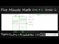 Coordinate Plane Concepts and Quadrants