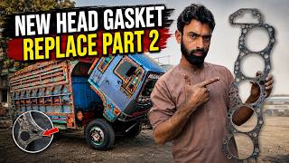Diesel Engine Head Gasket Fitting & Final Check | Overheating Fixed? Hino J08C Part 2